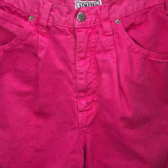 Vintage High Rise Pink Jean Shorts - Picture 3 of 10